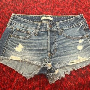 Hollister distressed shorts